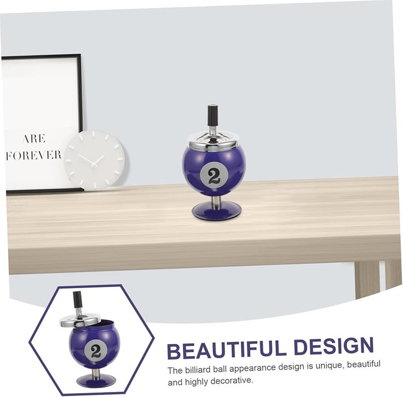 منفضة سجائر أوتوماتيكية مقاومة للرياح بدون دخان بسطح مصقول للاستخدام المنزلي والمكتبي في الداخل والخارج - Image 3